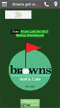 Mobile Screenshot of brownsfamilygolf.com